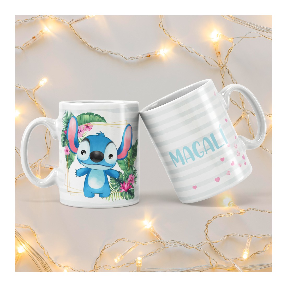 Diseños para sublimar Tazas Pack 144 Lilo y Stitch