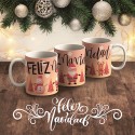Plantillas para sublimar tazas - Papá Noel está llegando diseñado por Lomas Sublimado