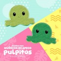 Plantillas para sublimar muñecos de apego Pack 02 - Pulpitos reversibles Vol. 1