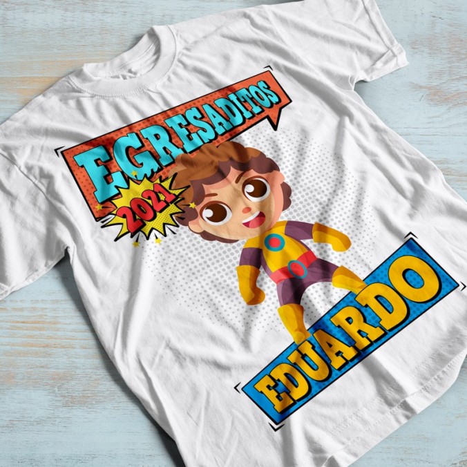 Diseño remeras online egresados