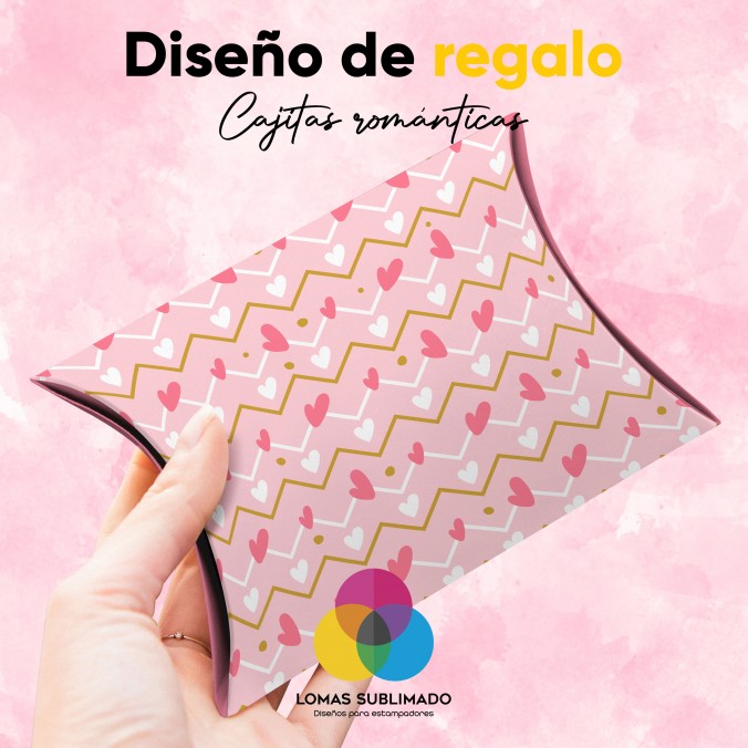 Diseño de regalo - Cajitas románticas por Lomas Sublimado