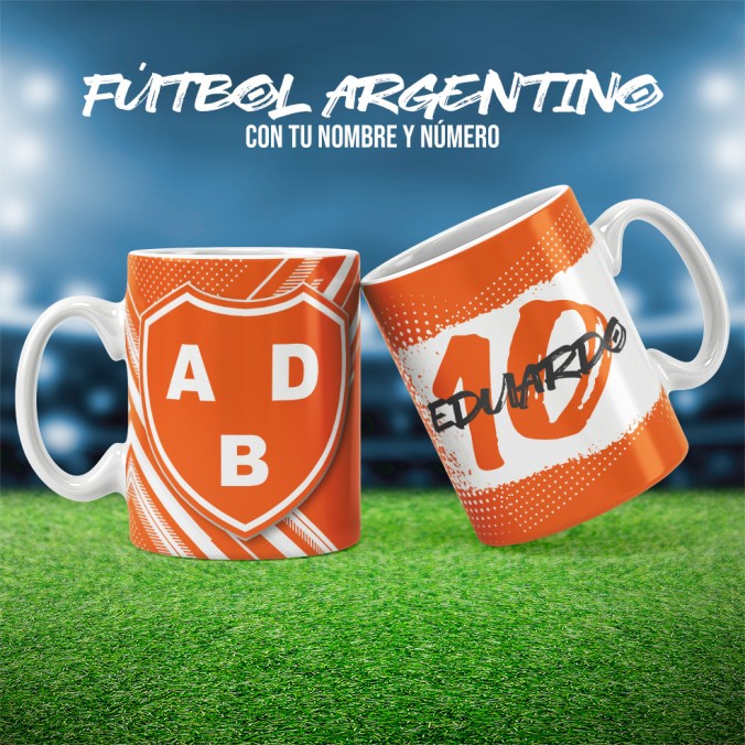 Plantillas para sublimar Tazas Pack 141 - Fútbol Argentino Vol. 5 diseñado por Lomas Sublimado