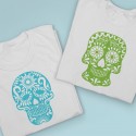 Plantillas para sublimar Remeras Pack 166 - Calaveras mexicanas diseñado por Lomas Sublimado