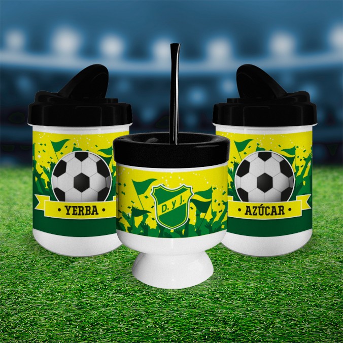 Plantillas para sublimar Set de mate Pack 14 - Fútbol argentino Vol. 3 diseñado por Lomas Sublimado