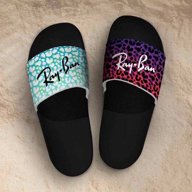 Plantillas para sublimar Ojotas con faja Pack 01 - Cápsula de marcas diseñado por Lomas Sublimado