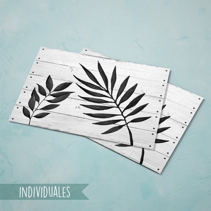 Individuales imprimibles - Diseños tropicales